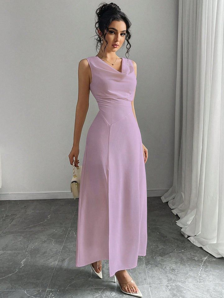 SHEIN midi ruha, lila