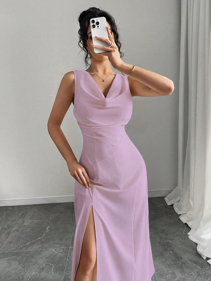 SHEIN midi ruha, lila