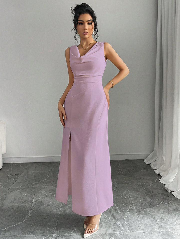 SHEIN midi ruha, lila