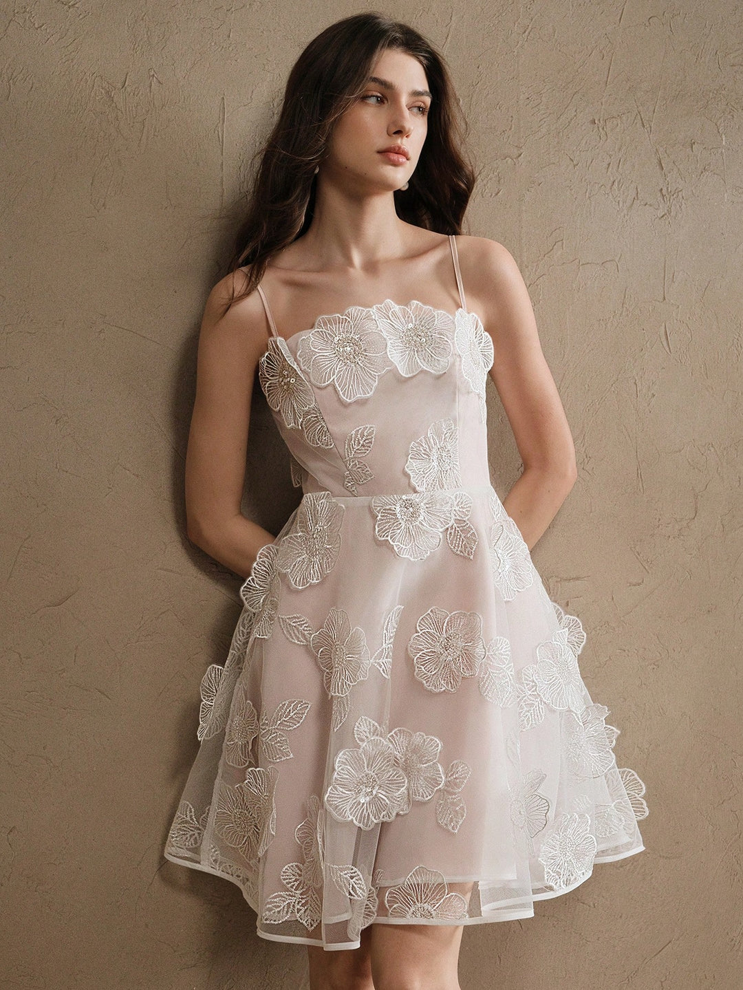 Rochie scurtă SHEIN, alb