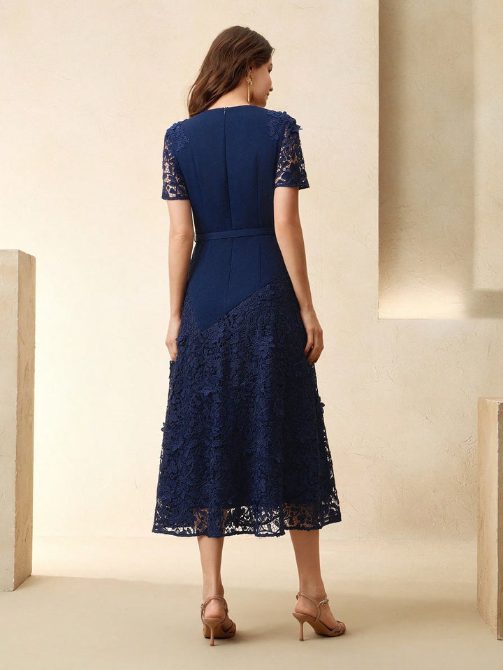 Rochie midi SHEIN, albastru