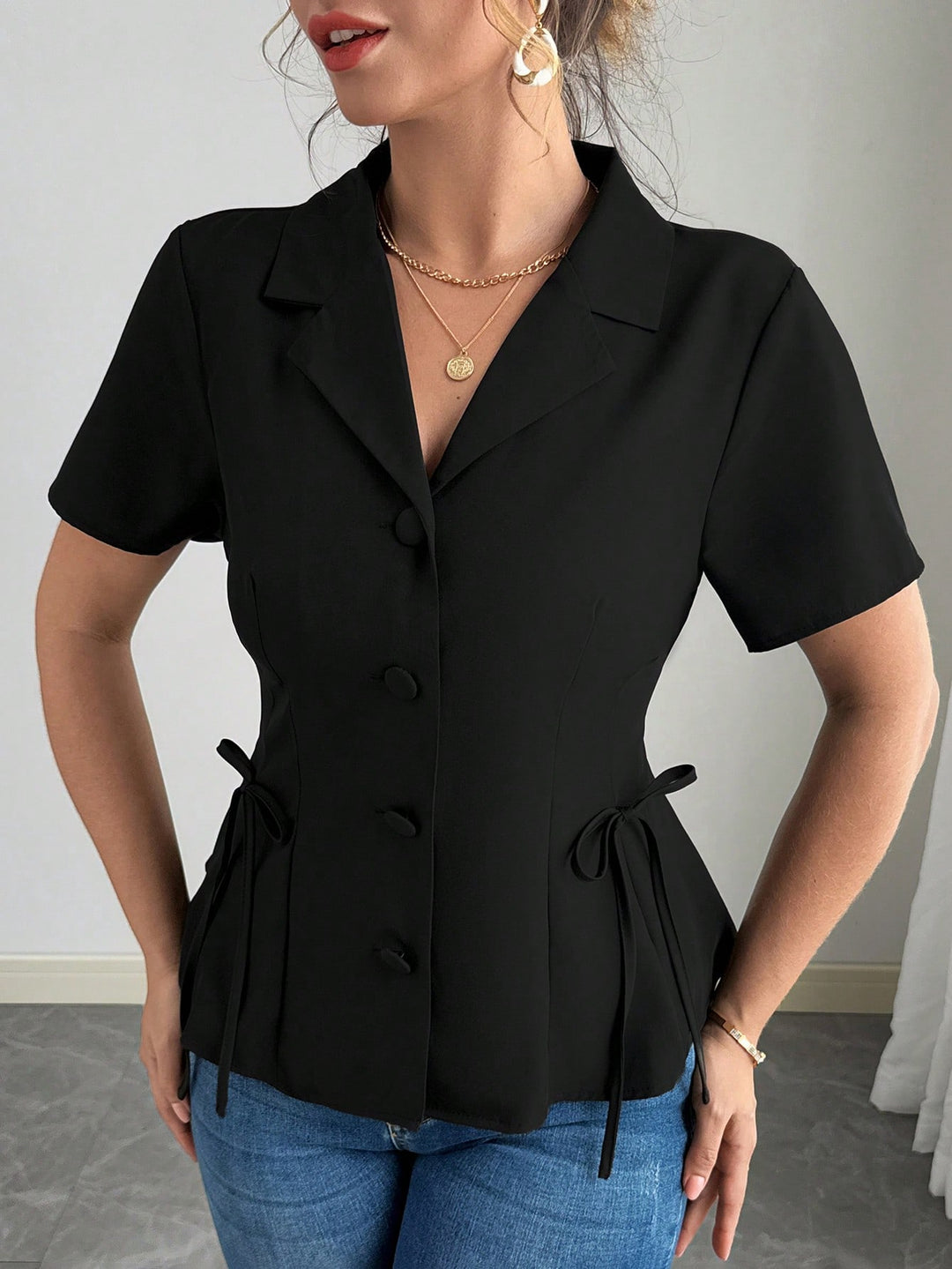 Bluză SHEIN, negru