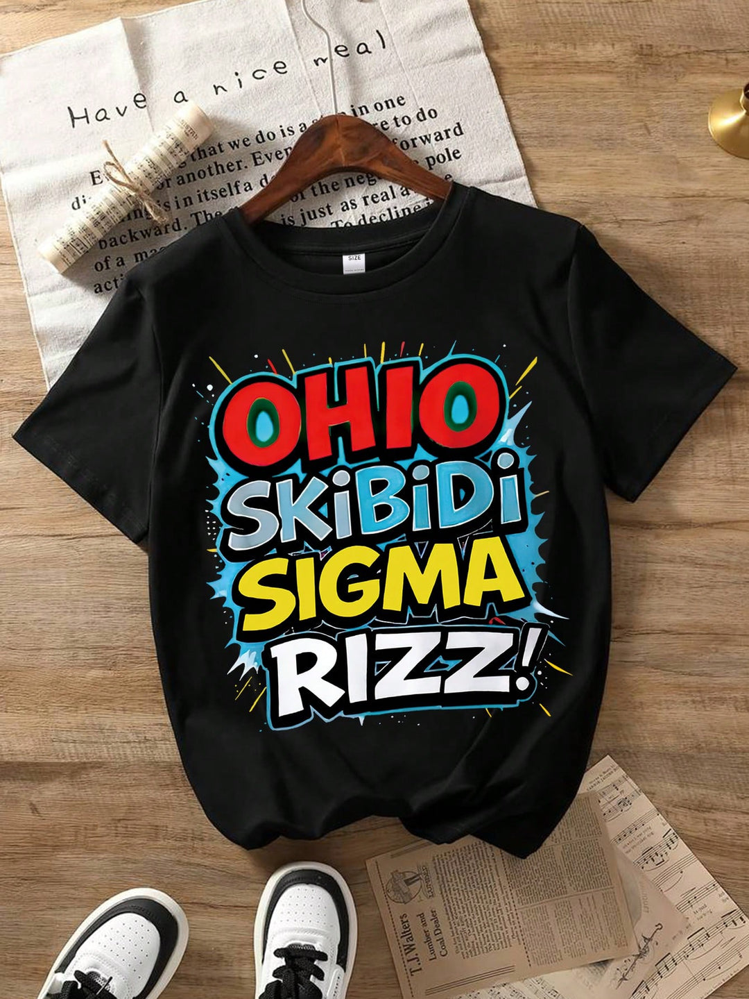 Póló SHEIN, fekete