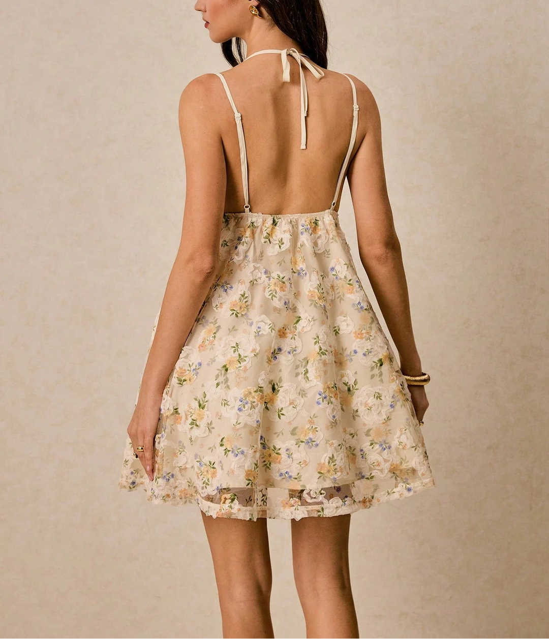 Rochie mini Shein, crem