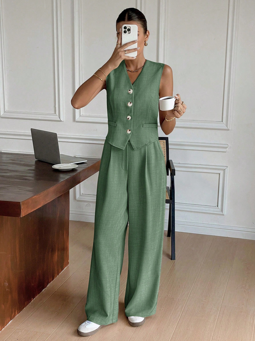 Costum SHEIN, verde