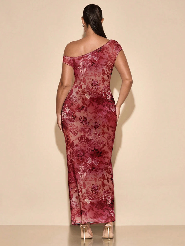 Rochie maxi SHEIN, mix culori