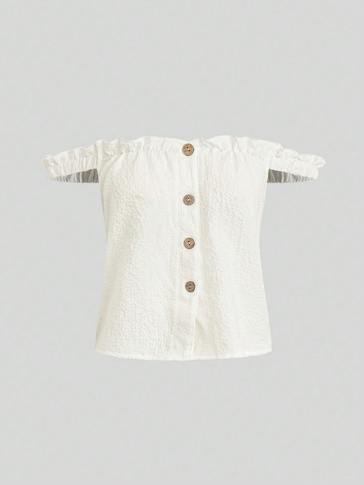Top SHEIN, fehér