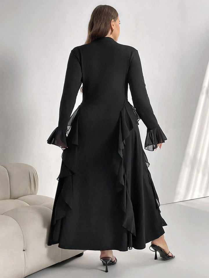 SHEIN Maxi ruha, fekete
