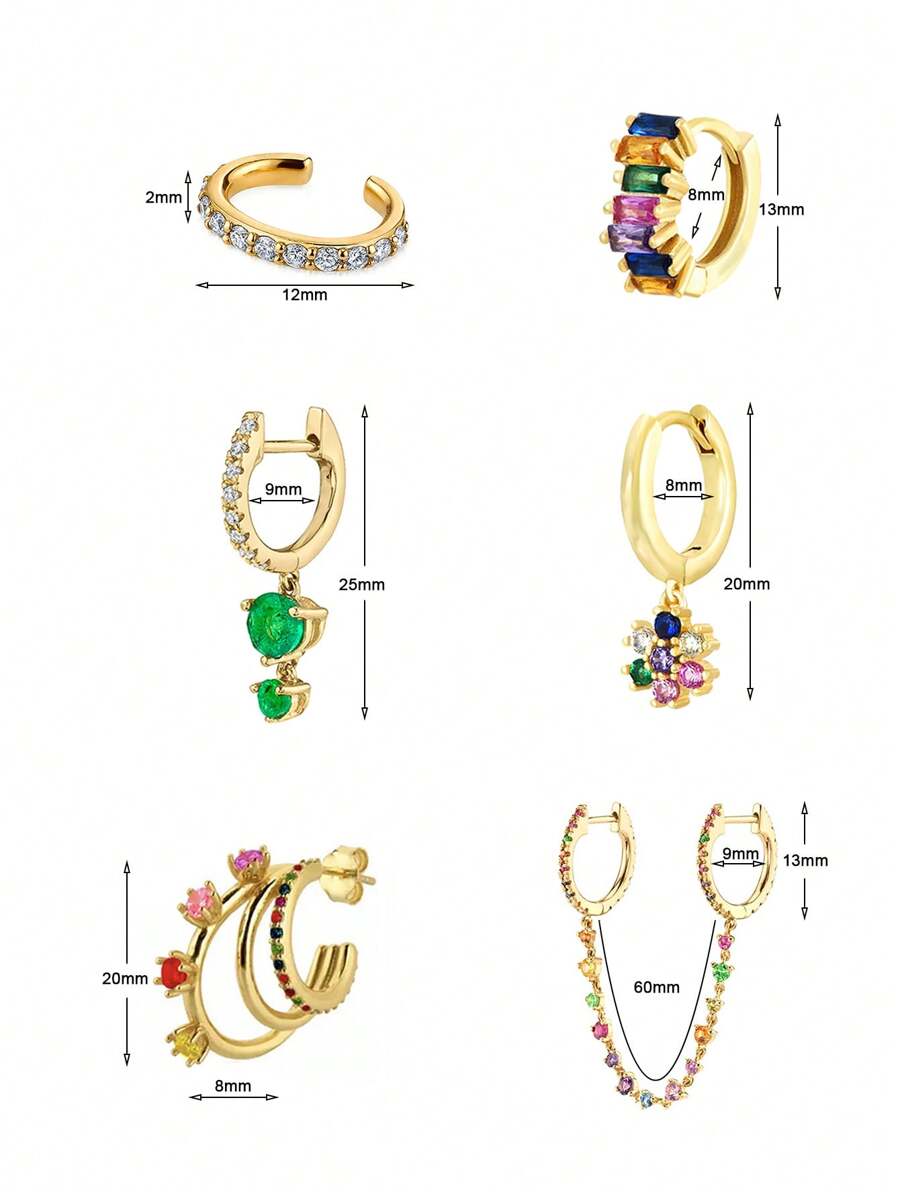 Set cercei SHEIN, auriu