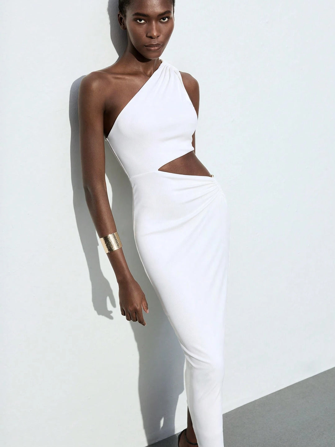 Rochie maxi SHEIN, alb