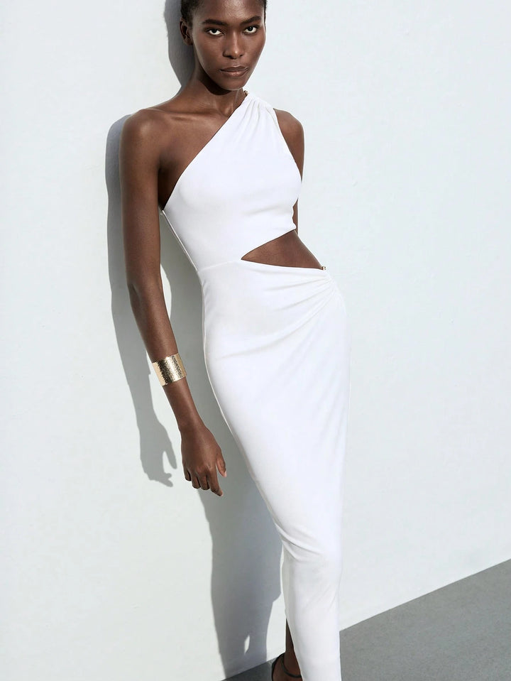 Rochie maxi SHEIN, alb