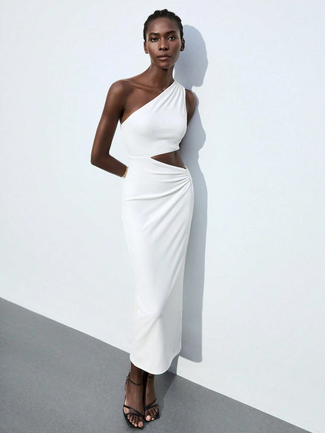 Rochie maxi SHEIN, alb