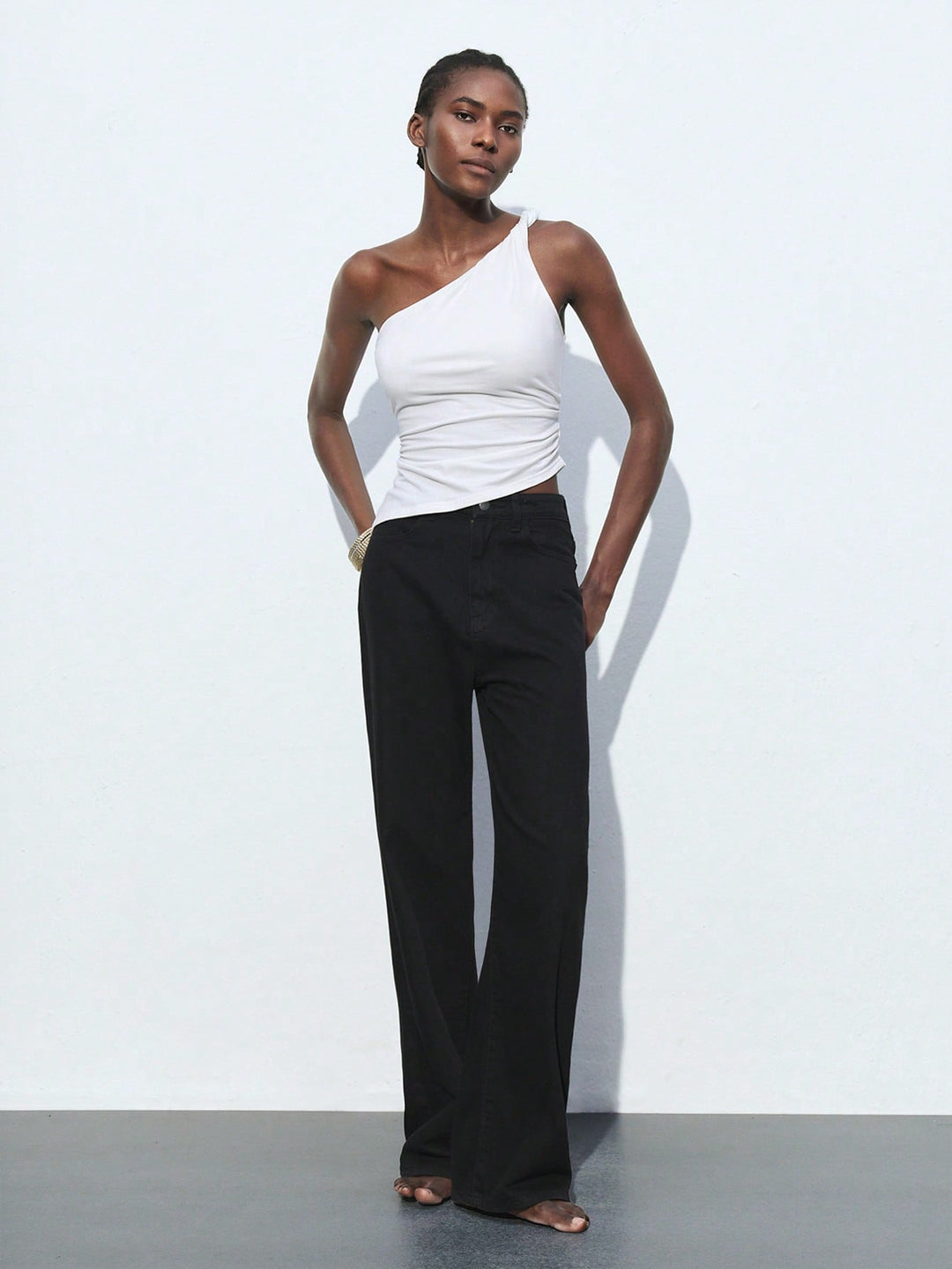 Top SHEIN, alb