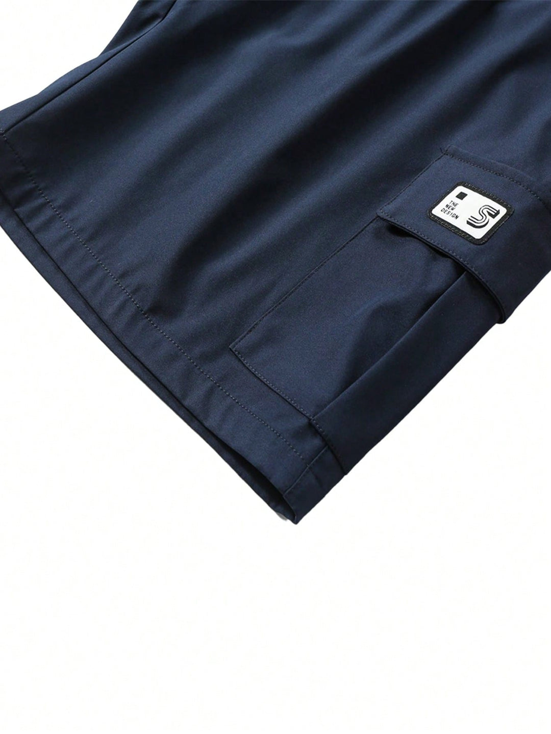 Pantaloni scurți SHEIN, albastru