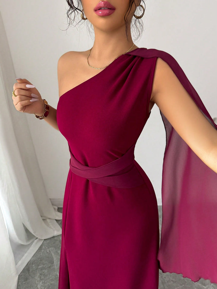 Rochie maxi SHEIN, vișiniu