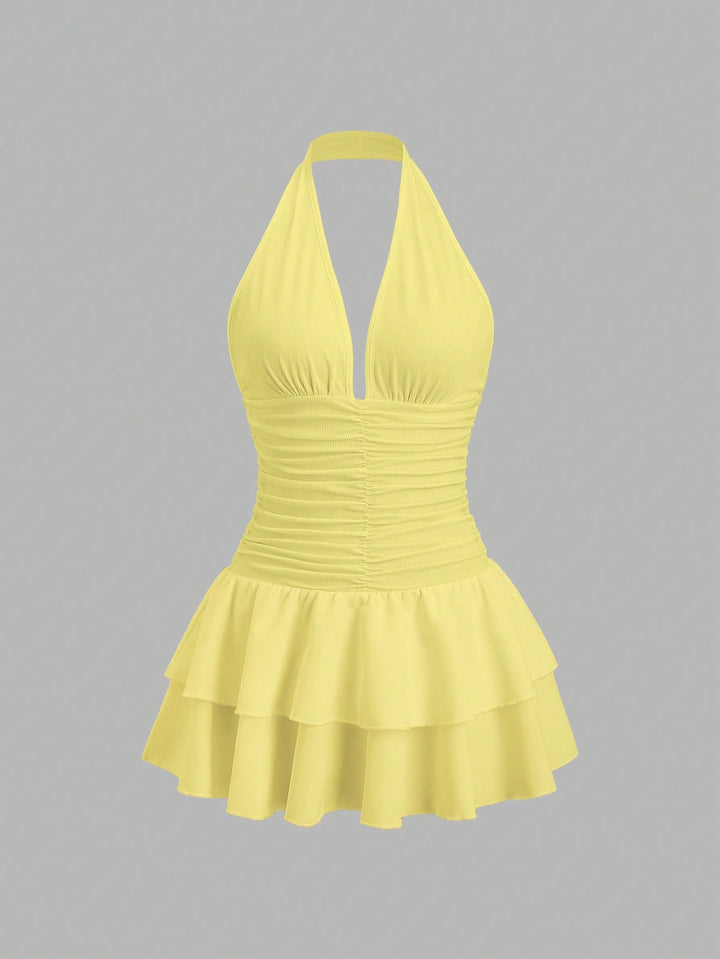 SHEIN Mini ruha, sárga