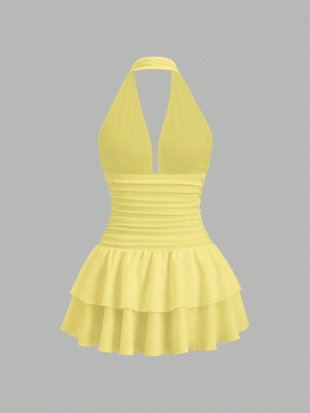 Rochie mini SHEIN, galben