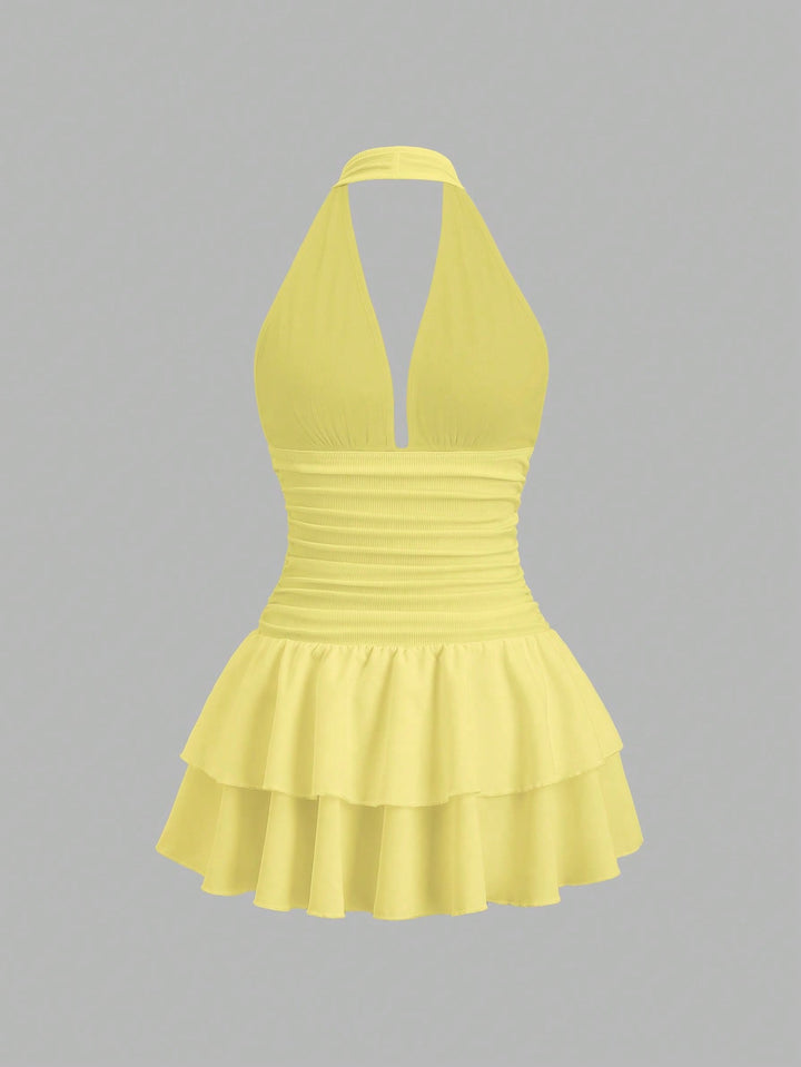 SHEIN Mini ruha, sárga