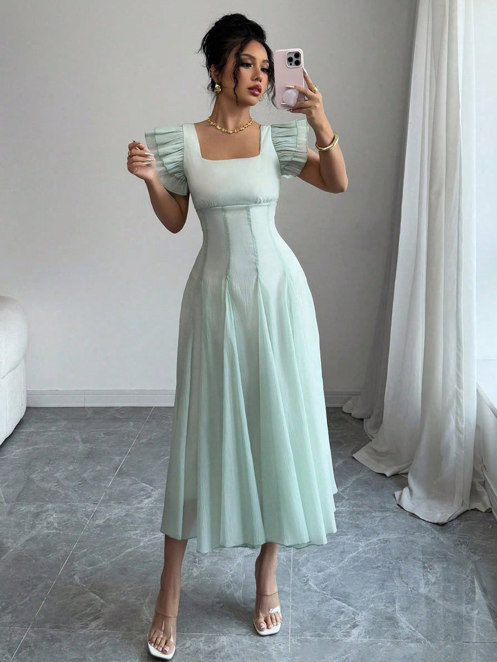 Rochie midi SHEIN, verde