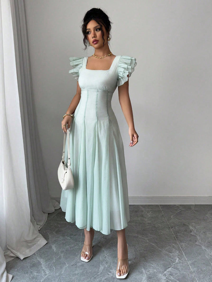 Rochie midi SHEIN, verde