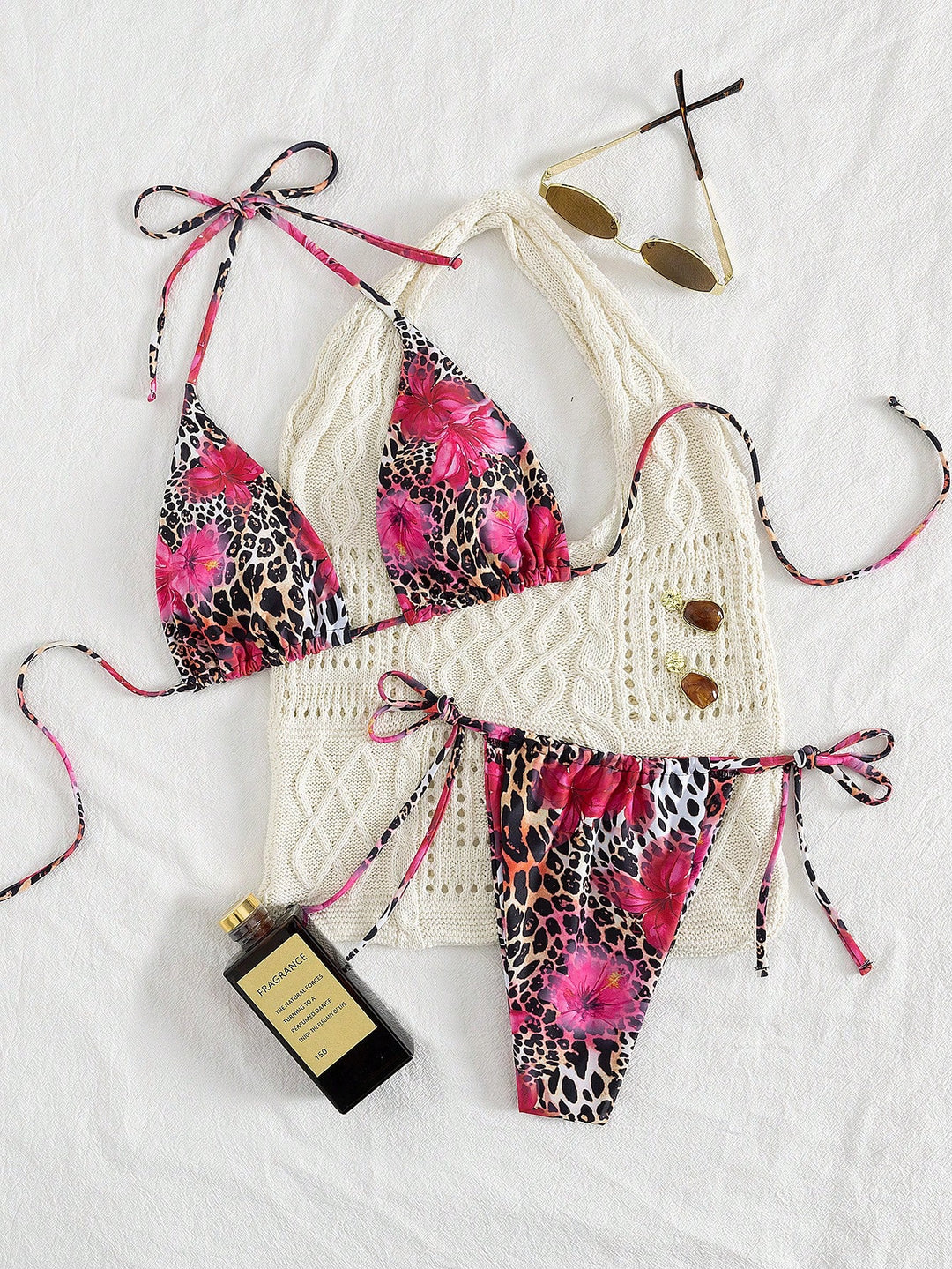 Set bikini SHEIN, mix culori