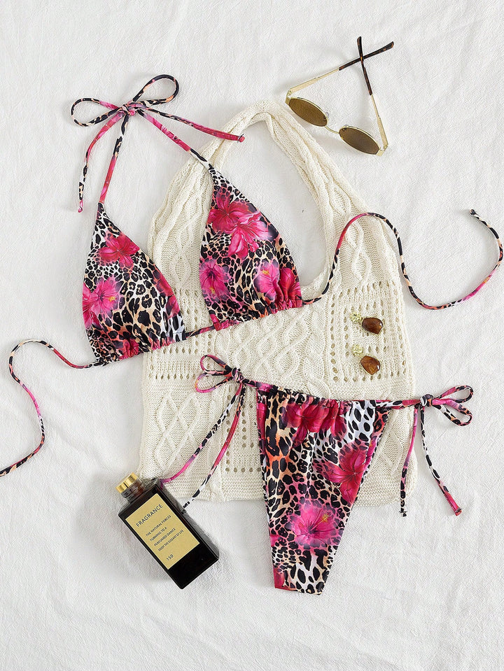 Set bikini SHEIN, mix culori