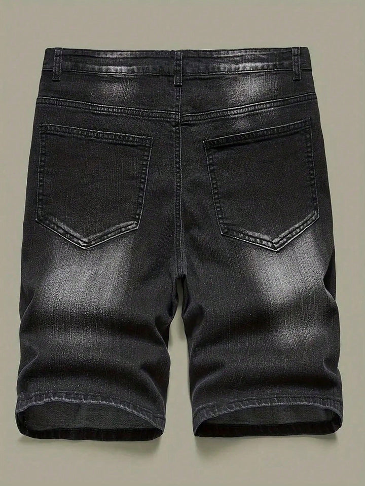Pantaloni scurți de blugi SHEIN, gri