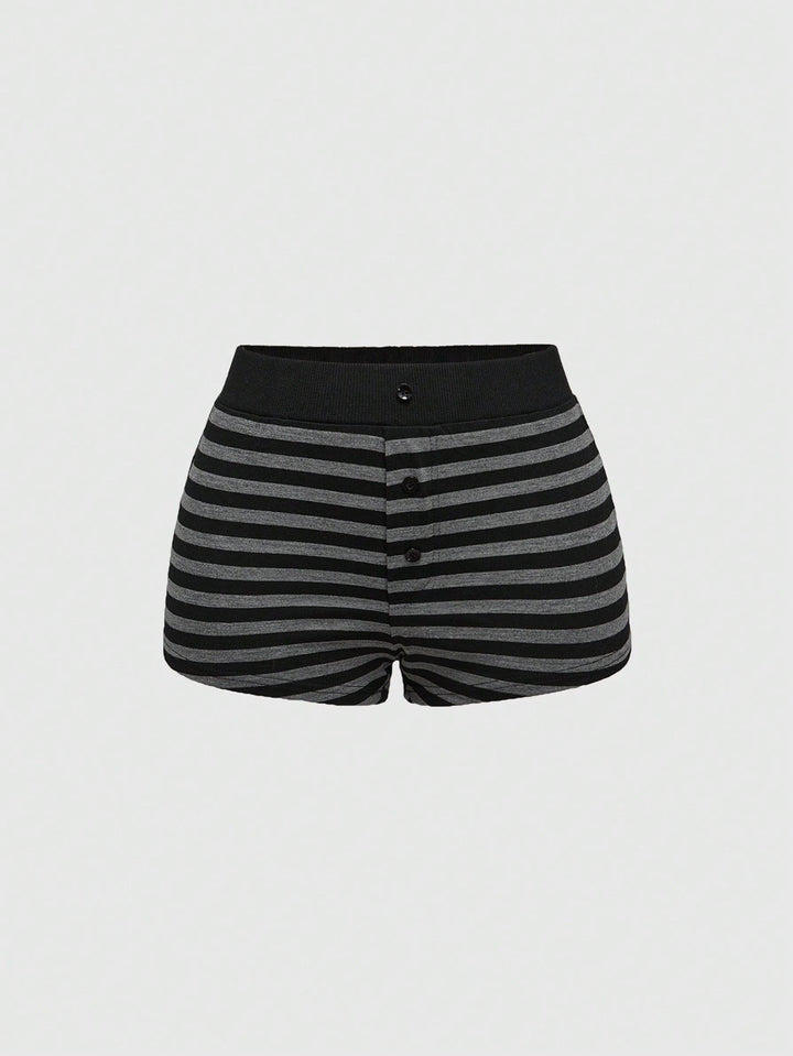 Pantaloni scurți SHEIN, negru