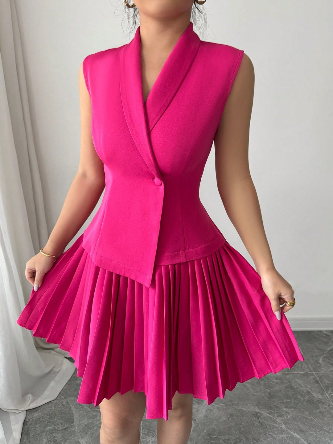 Rochie mini SHEIN, roz