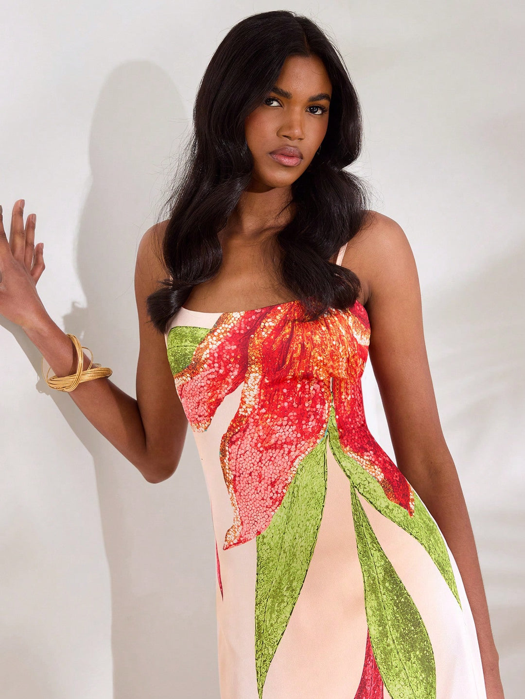 Rochie maxi SHEIN, mix culori