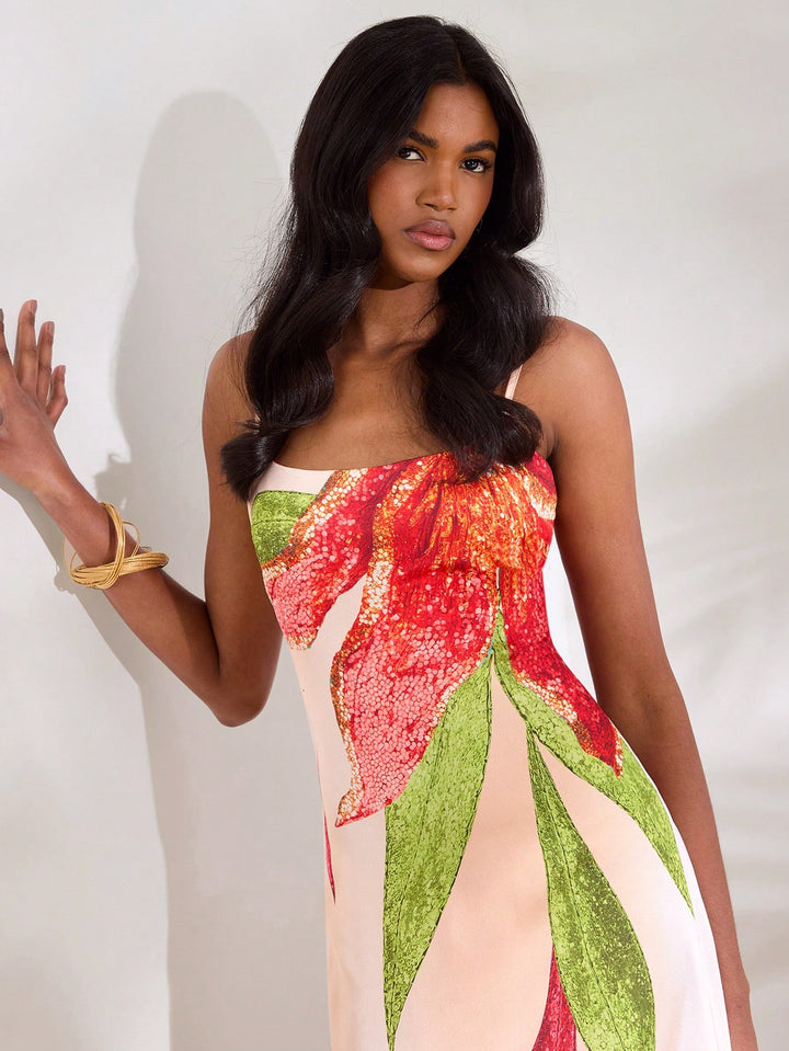 Rochie maxi SHEIN, mix culori