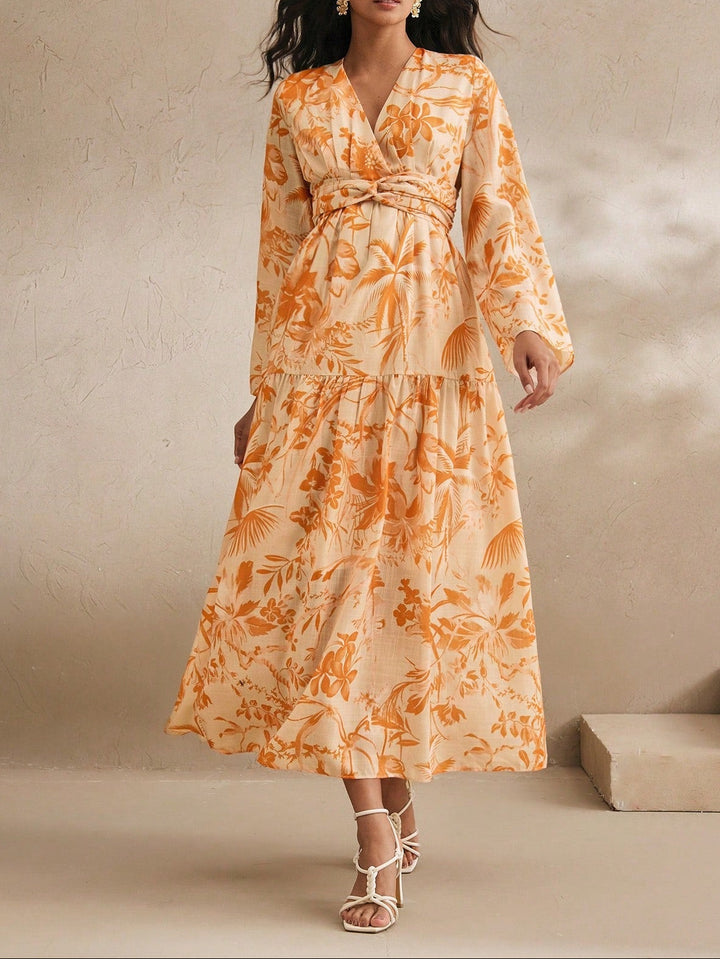 Rochie maxi SHEIN, mix culori