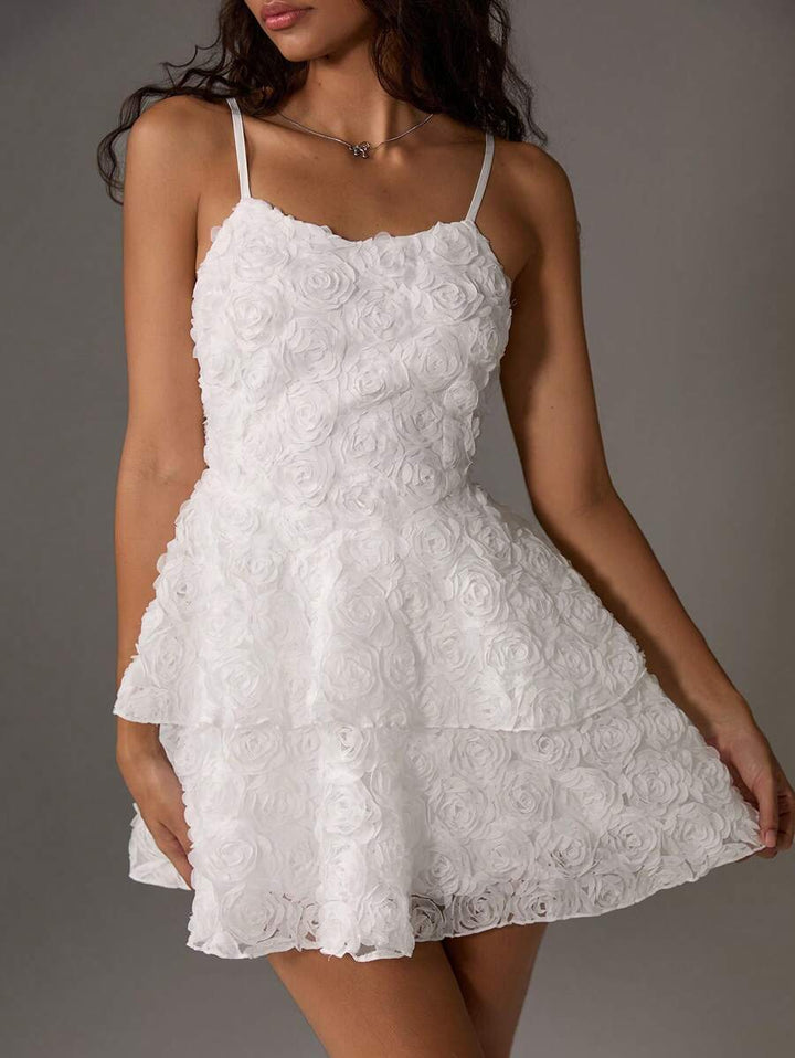 Rochie mini SHEIN, alb