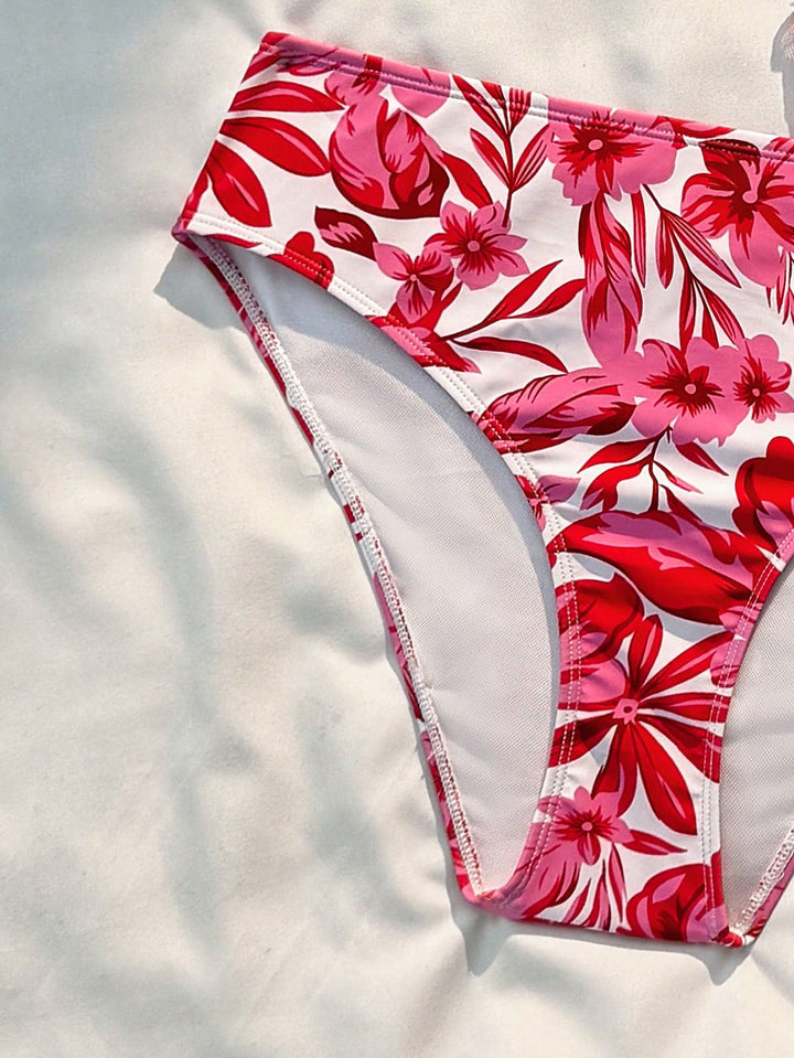 Set costum de baie SHEIN, mix culori