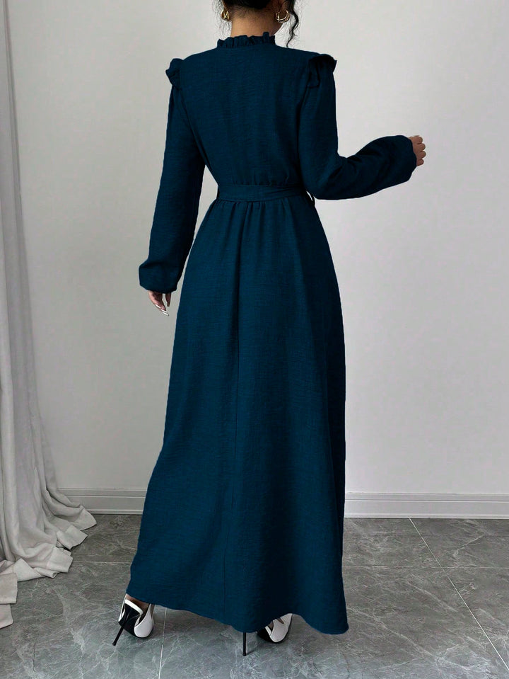 SHEIN maxi ruha, kék