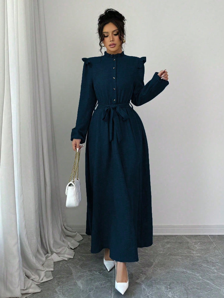 SHEIN maxi ruha, kék