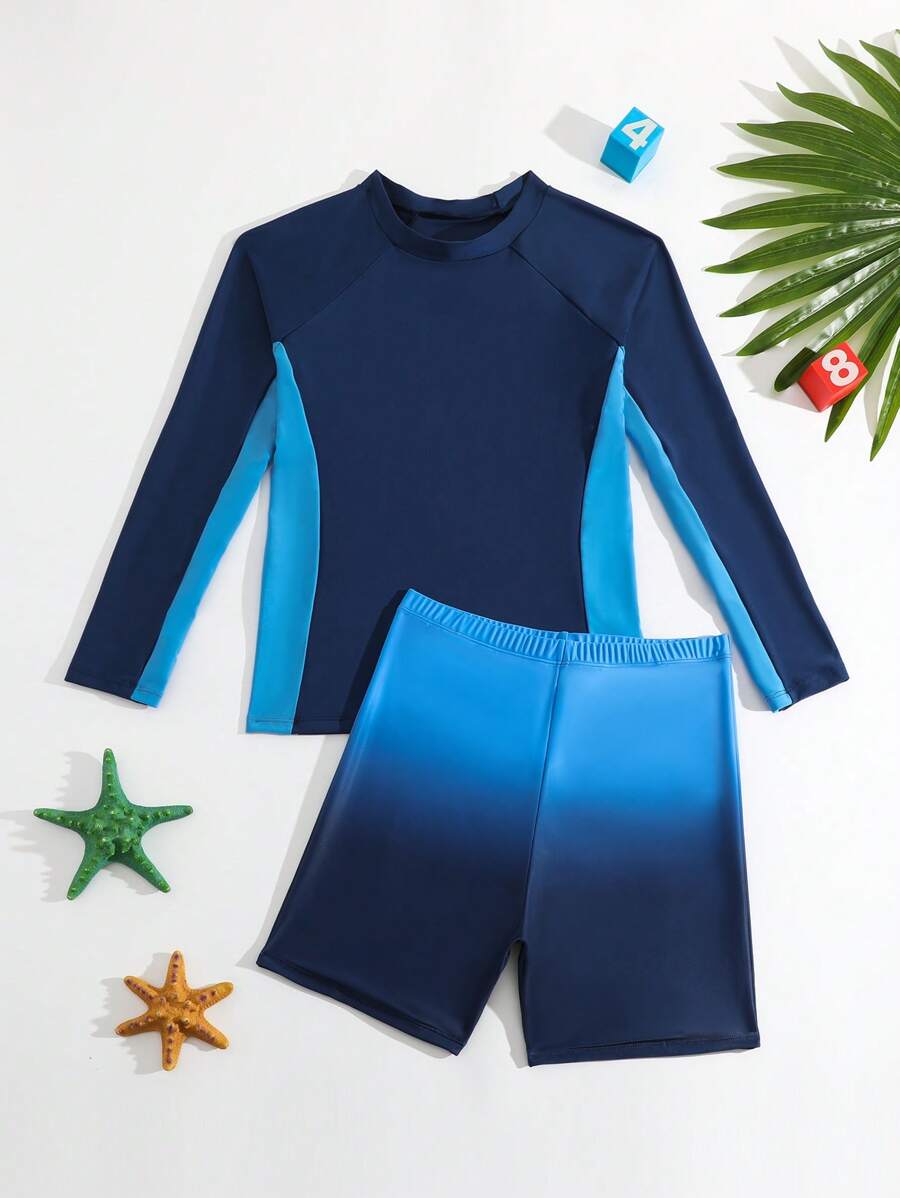 Costum de baie SHEIN, albastru