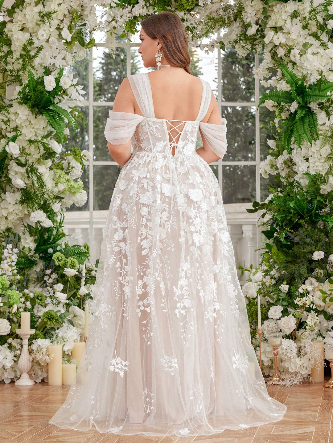 Rochie de mireasă SHEIN, alb