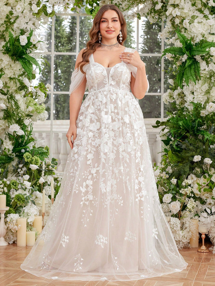 Rochie de mireasă SHEIN, alb