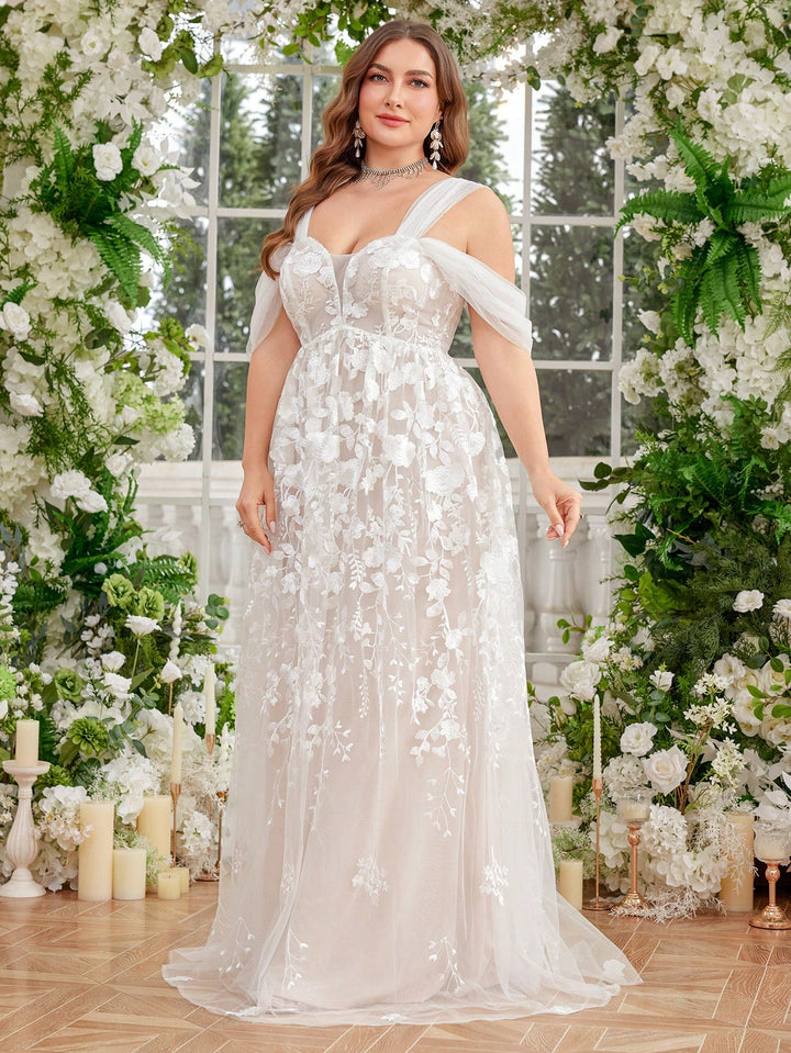 Rochie de mireasă SHEIN, alb