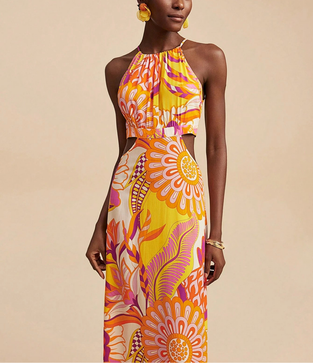 Rochie maxi SHEIN, mix culori