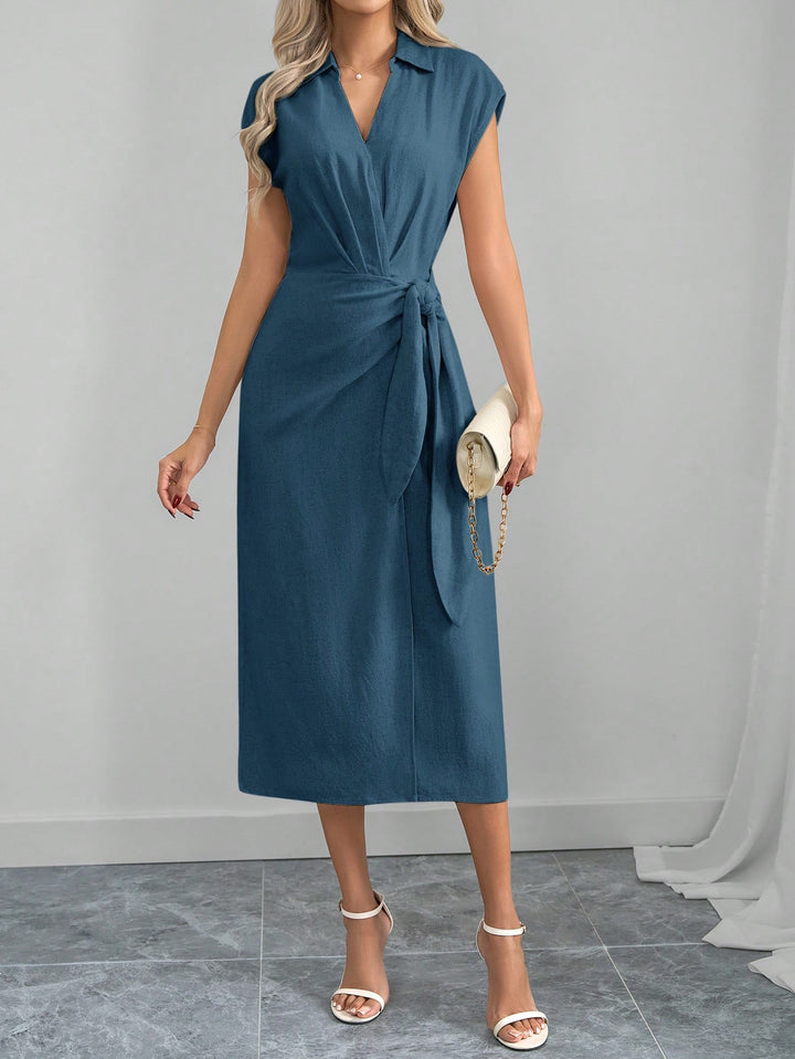 Rochie midi SHEIN, turcoaz