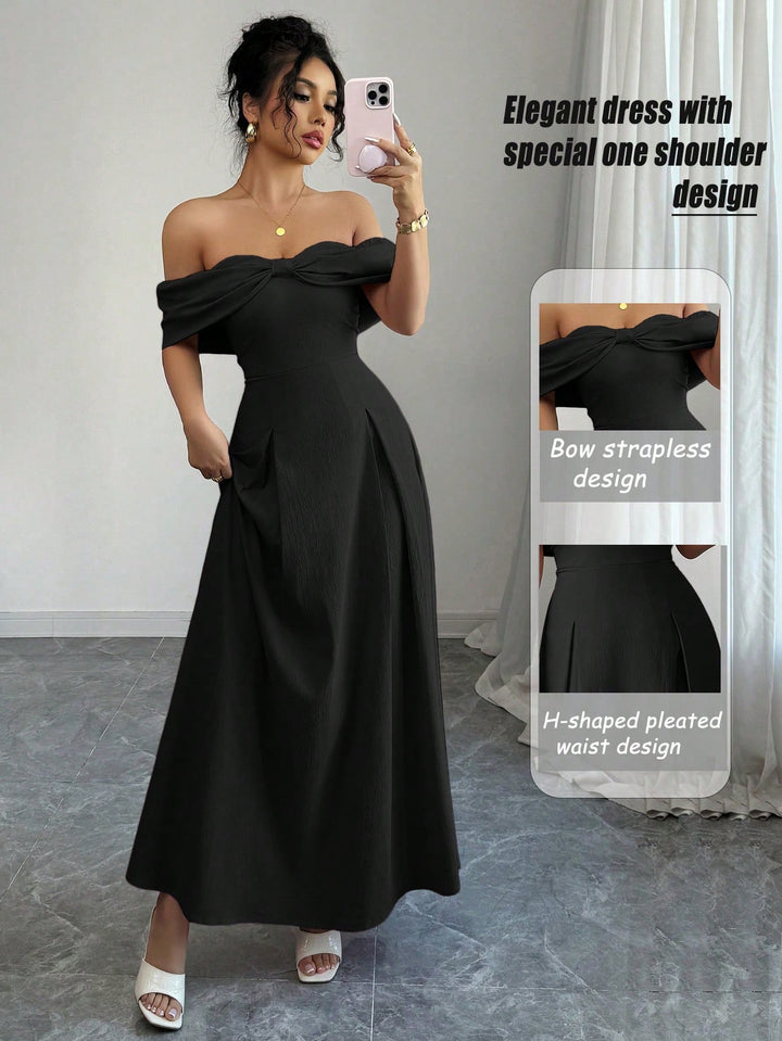 SHEIN Maxi ruha, fekete