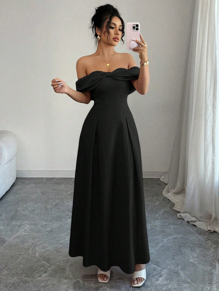 SHEIN Maxi ruha, fekete