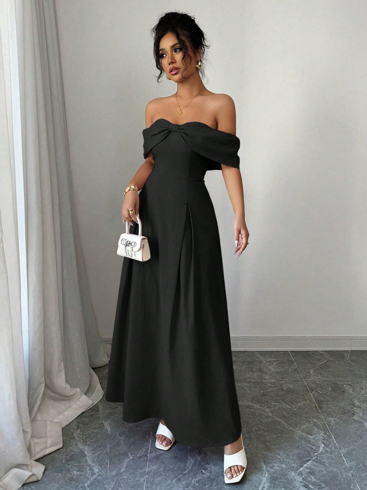 SHEIN Maxi ruha, fekete