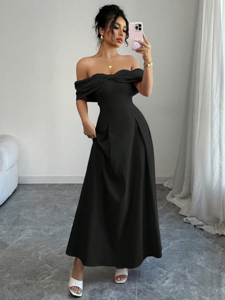 SHEIN Maxi ruha, fekete