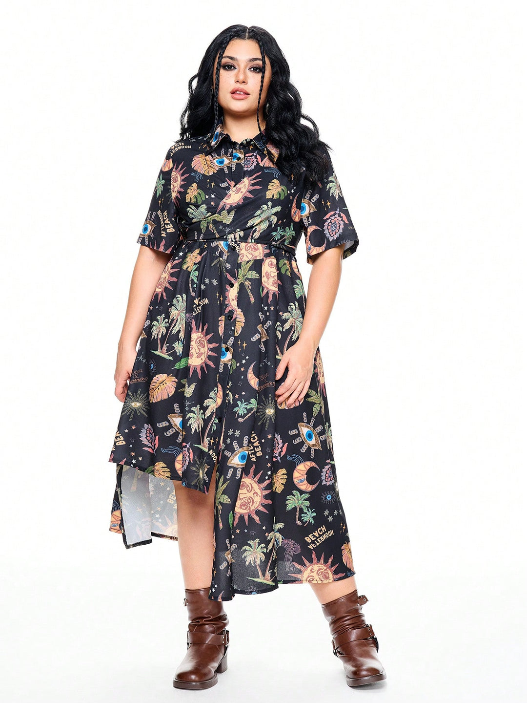 Rochie SHEIN, mix culori