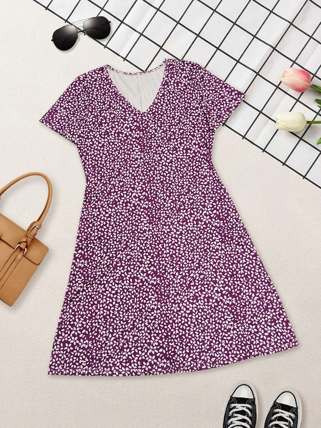 Rochie mini SHEIN, mix culori