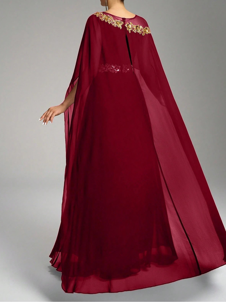 Rochie maxi SHEIN, vișiniu