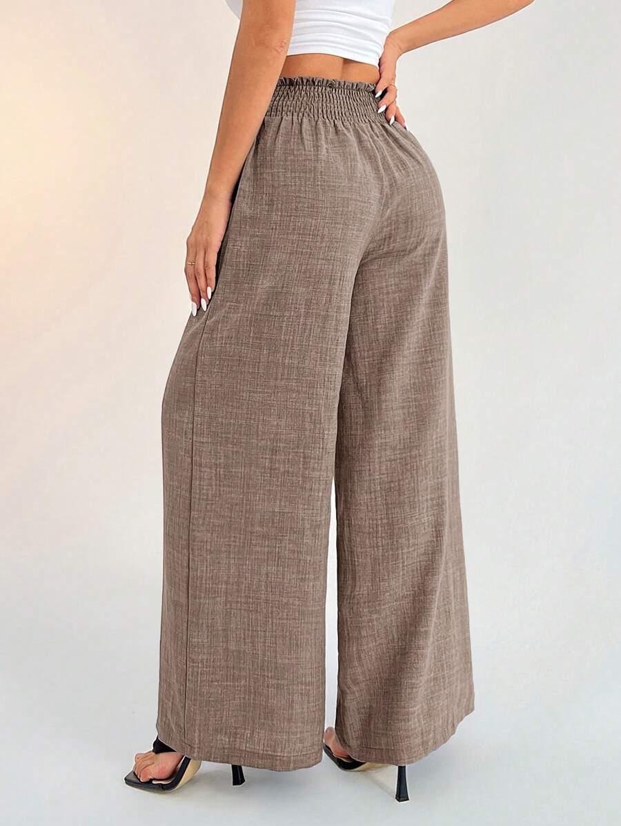 Pantaloni SHEIN, maro